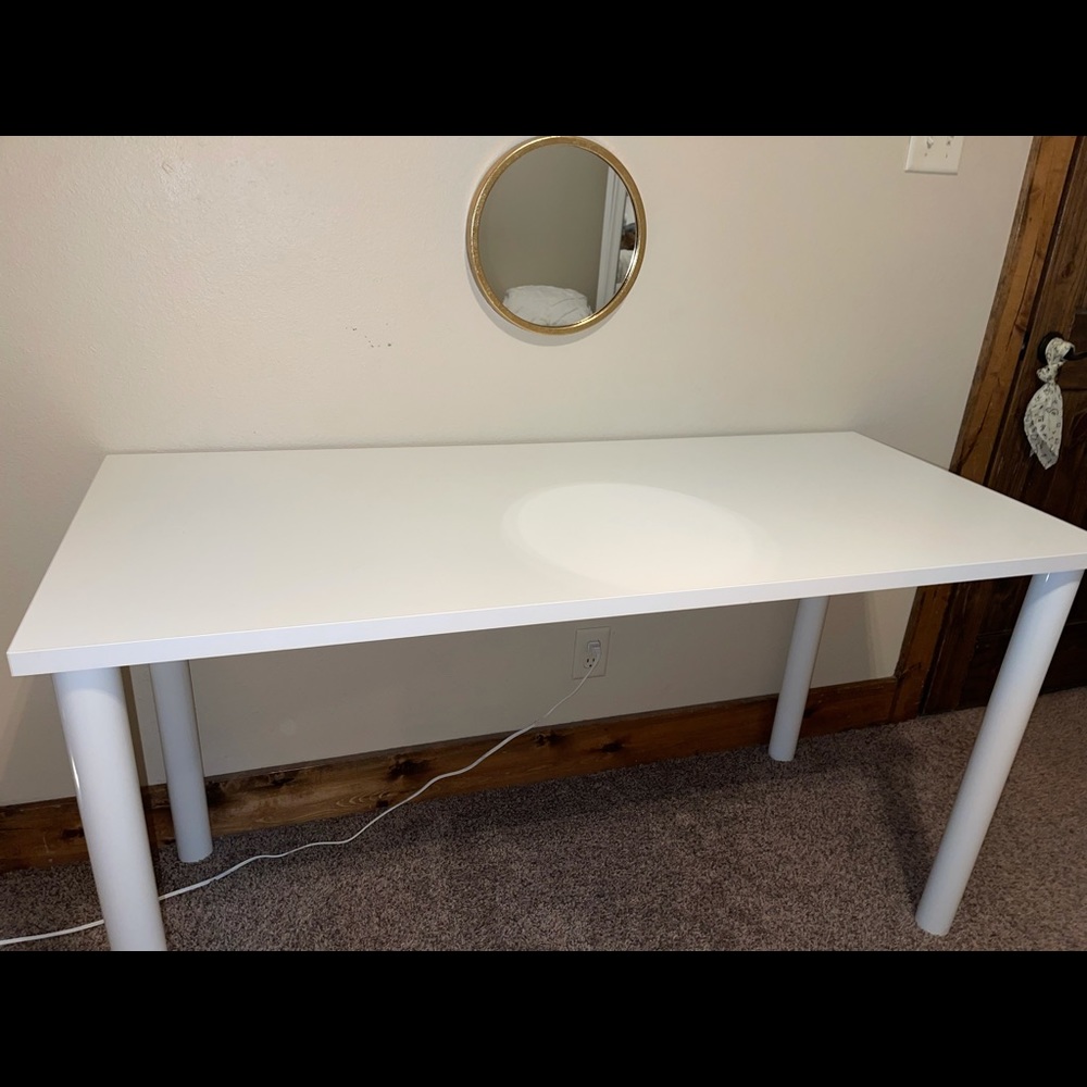 White desk